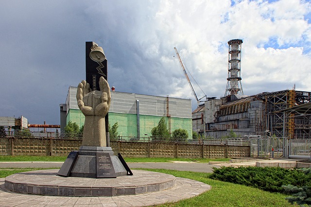 památník v Černobylu